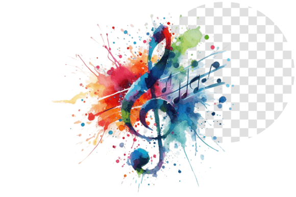 Download HarmonyNote Watercolor Art Musical - Watercolor Collection