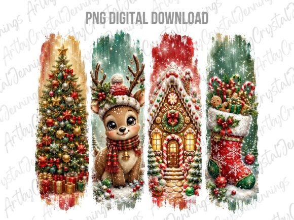 Download Christmas Holiday Watercolor Brushstroke - Watercolor Collection