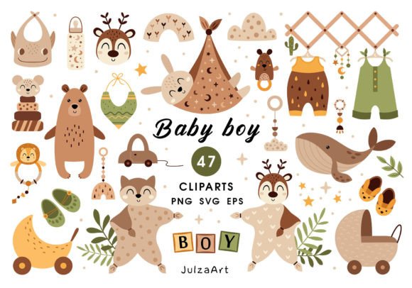 Download Newborn Baby Boy Clipart, It's a Boy - Newborn Collection