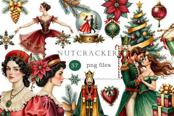 Download Nutcracker Christmas Watercolor Clipart - Watercolor Collection