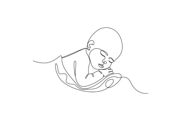 Download Newborn Baby Sleeping Peacefully - Newborn Collection