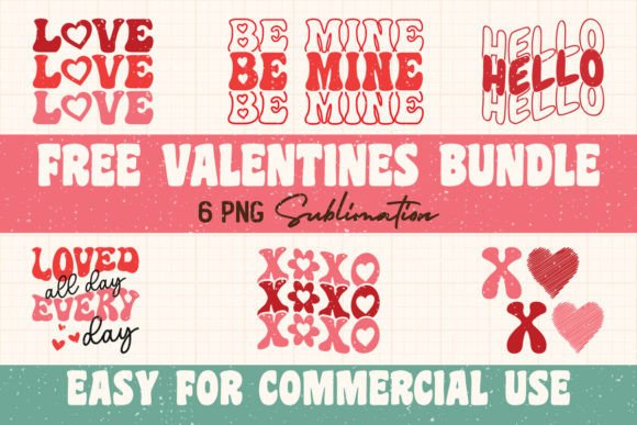 Download Retro Valentines Day Sublimation Bundle - Valentines day Collection