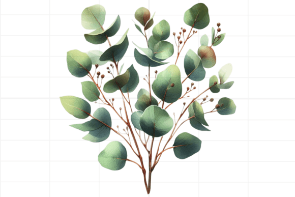 Download Eucalyptus Clipart. Watercolor Greenery - Watercolor Collection