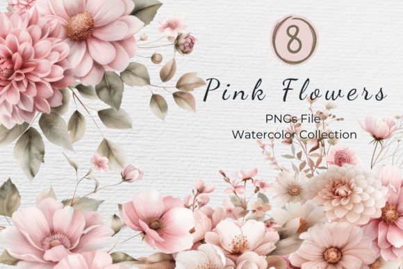 Download Blush Pink Floral Watercolor Clipart - Watercolor Collection