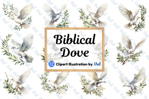 Download Biblical Dove Clipart Watercolor Bundle - Watercolor Collection