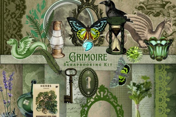 Download Grimoire Scrapbooking Kit - Scrapbooking Collection