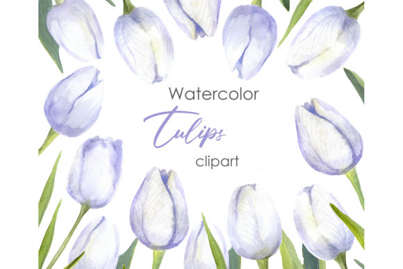 Download Floral Clipart. Watercolor Tulip Art - Watercolor Collection