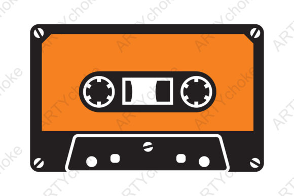 Download Audio Cassette Tape. SVG File for Cricut - Cassette Collection