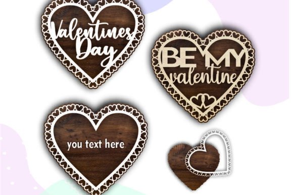 Download Valentines Day Heart Frame Laser Cut - Valentines day Collection