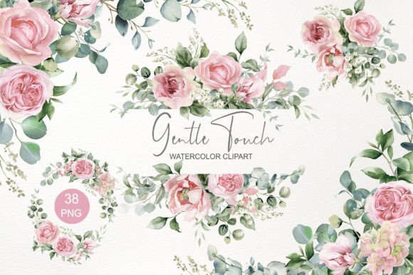 Download Pink Floral Clipart. Watercolor Flowers - Watercolor Collection