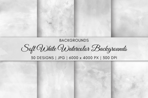 Download Soft White Watercolor Backgrounds - Watercolor Collection