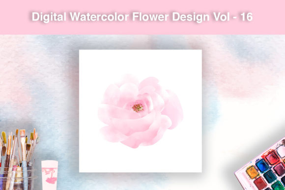 Download Digital Watercolor Flower Design - Watercolor flower design Collection