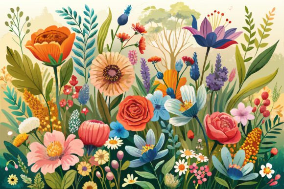 Download Boho Watercolor Wildflowers - Watercolor Collection