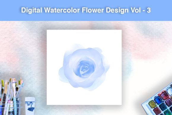 Download Digital Watercolor Flower Design - Watercolor flower design Collection