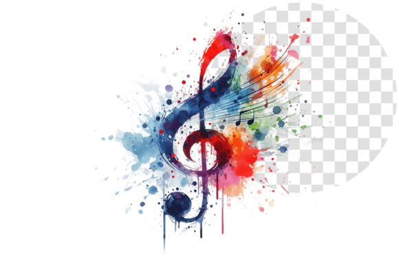 Download HarmonyNote Watercolor Art Musical - Watercolor Collection